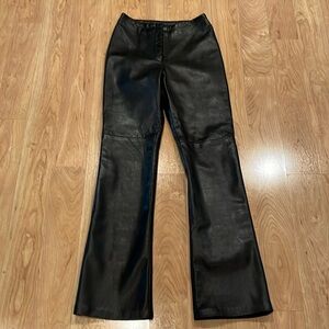 Danier Leather Flare/Bootcut Pants